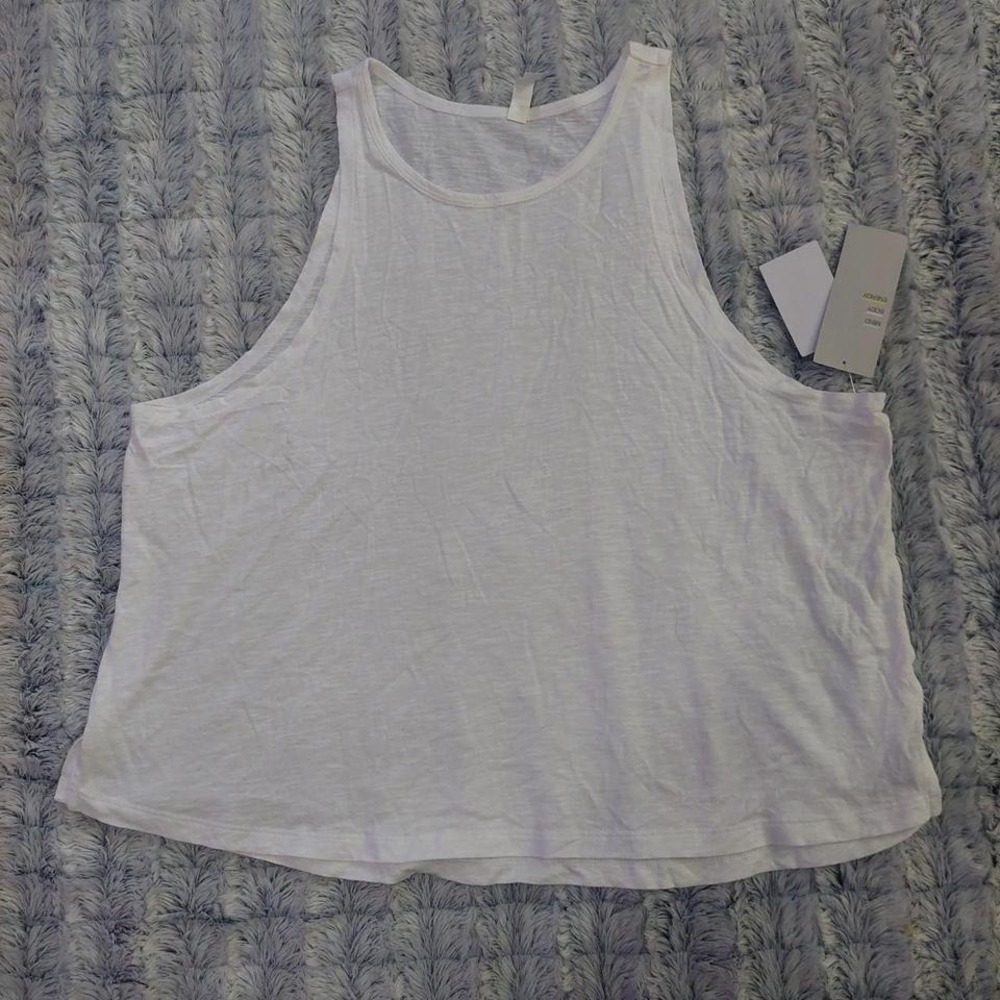 NWT Zella‎ white tank top XL
